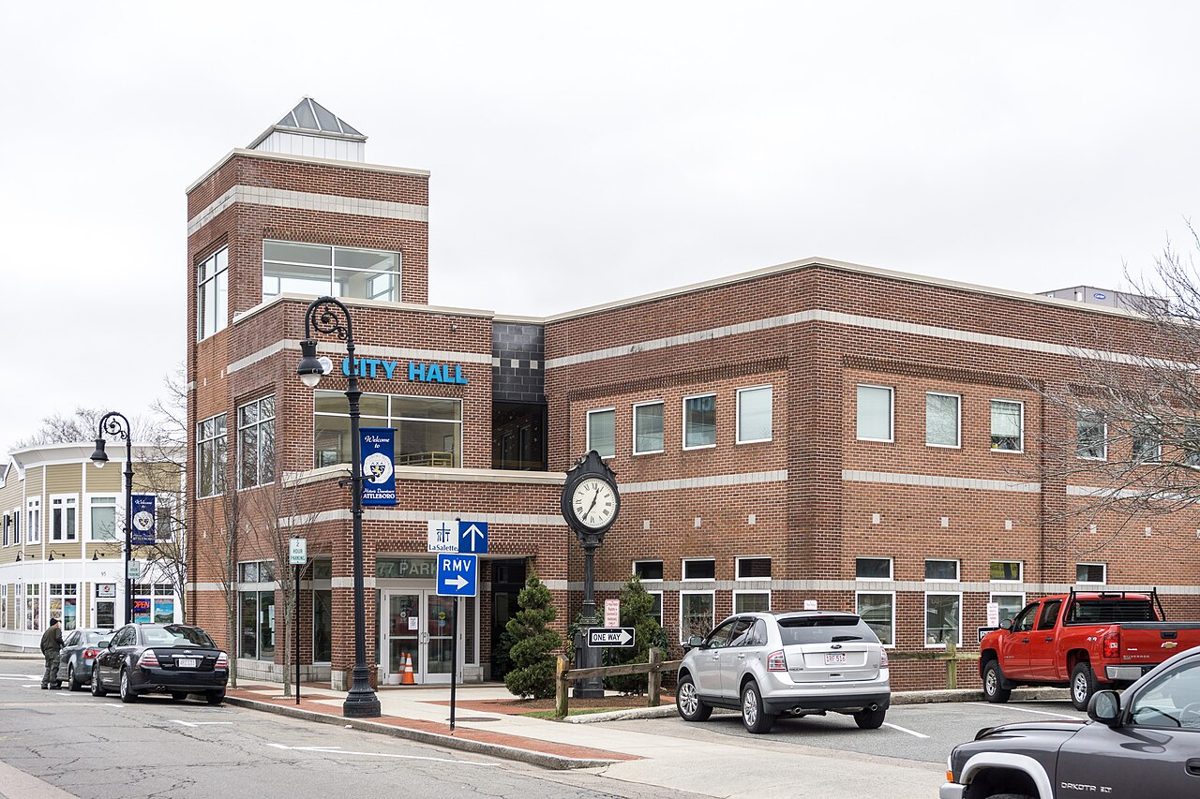 Attleboro City Hall in Massachusetts