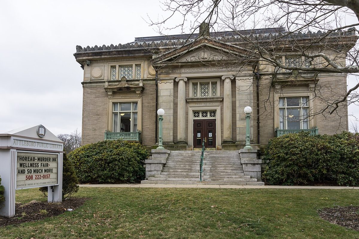 Attleboro Public Library in Massachusetts