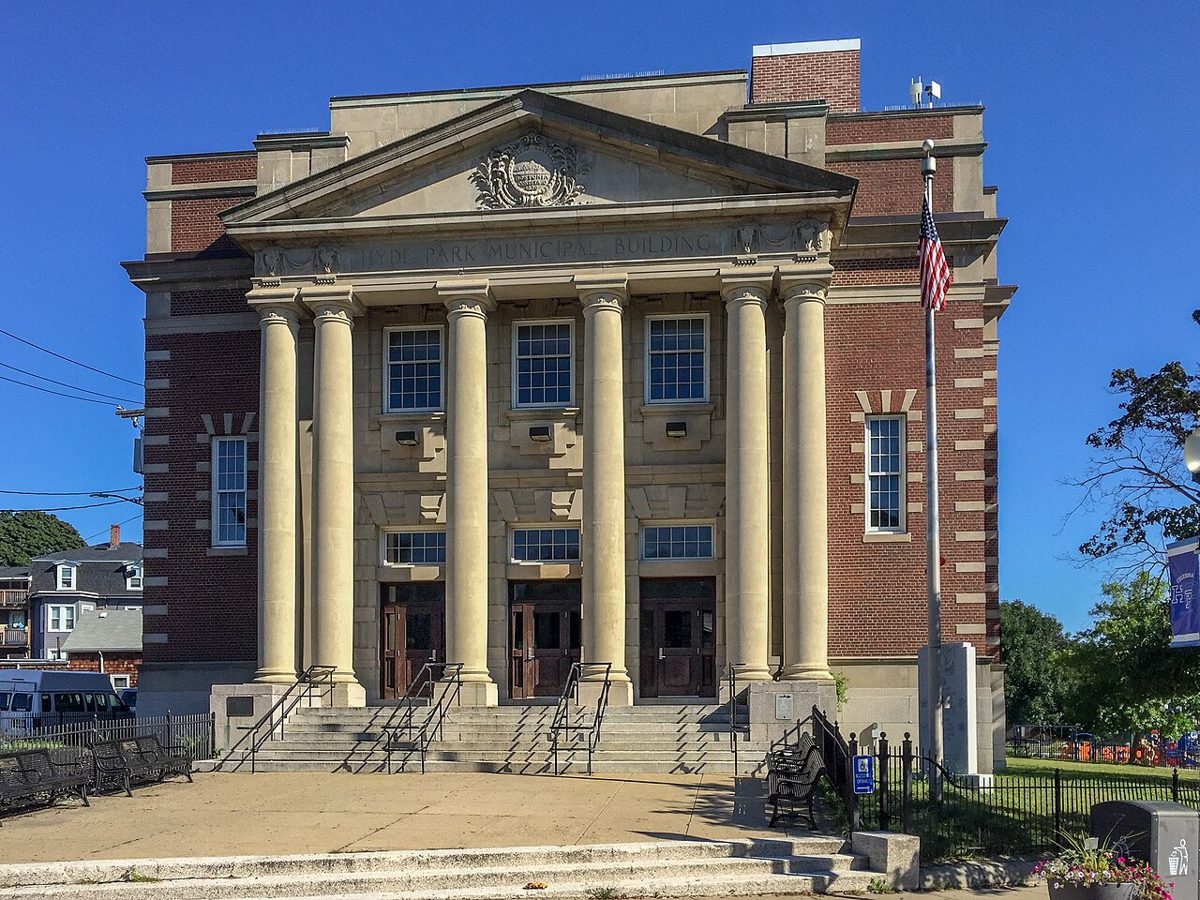 Hyde Park Municipal Building in Boston, Massachusetts